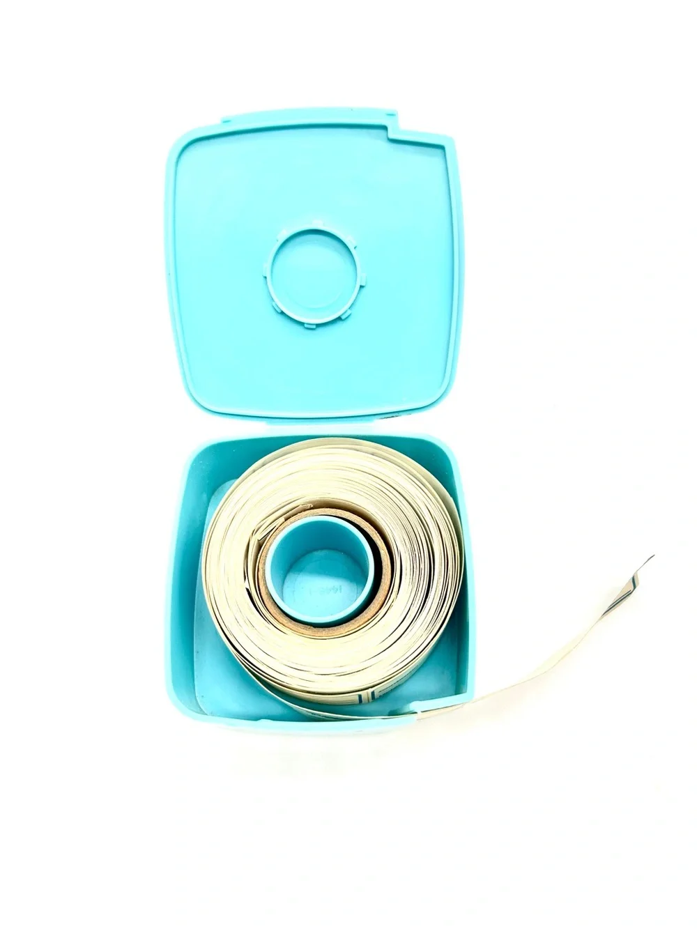 Vintage Tupperware Label Dispenser + Full Roll of Labels